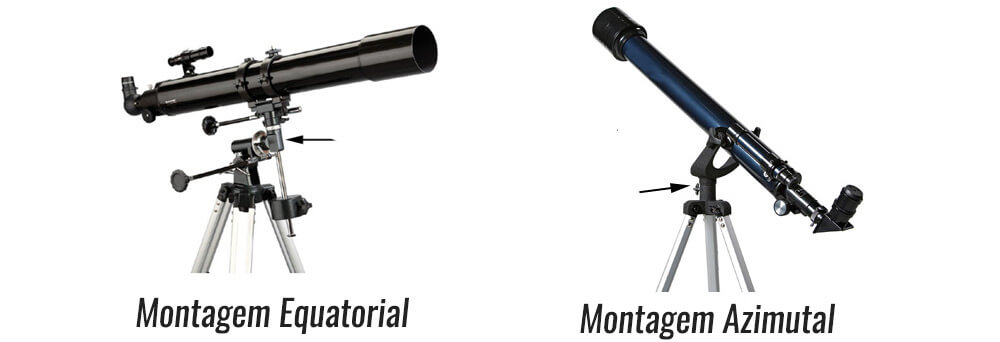 Montagem de telescopio